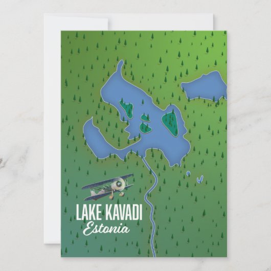 See Kavadi Estland Karte (Vorderseite)