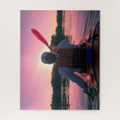 See Kayaking bei Sunset Puzzle (Vertikal)