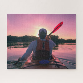 See Kayaking bei Sunset Puzzle