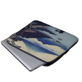 See, Kiefer und Berg - Japan Laptopschutzhülle (Vorne Knopf)