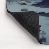 See, Kiefer und Berg - Japan Mousepad (Ecke)