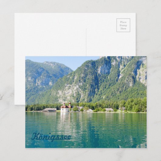 See Königssee Postkarte (Vorne/Hinten)