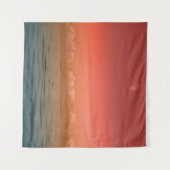 See, Land und Himmel | Wunderschöne Landschaft Wandteppich (Vorderseite (Horizontal))