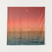 See, Land und Himmel | Wunderschöne Landschaft Wandteppich (Vorderseite)