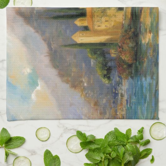 See-Landhaus Geschirrtuch (Gefaltet)