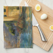 See-Landhaus Geschirrtuch (Viertel Falte)