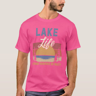 See Leben, weil Strände salziger Vintager See Bu T-Shirt