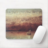 See Leman mit untergehender Sonne, c.1876 Mousepad (Mit Mouse)