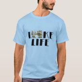 See Life mit Aquarellsee Landschaft T-Shirt (Vorderseite)