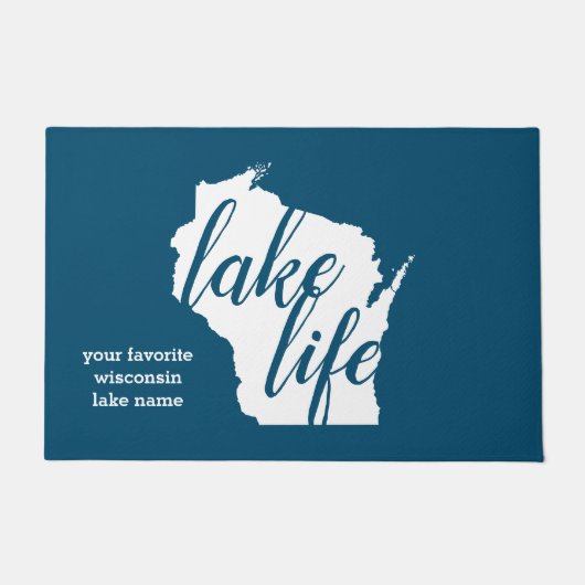 See-Life Wisconsin kundengebundener See-Name Fußmatte (Vorderseite)