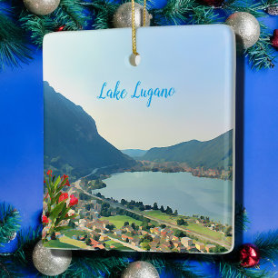 See Lugano - Malerei Keramikornament