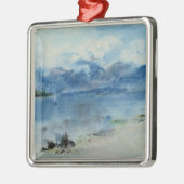 See Maggiore Silbernes Ornament (Links)