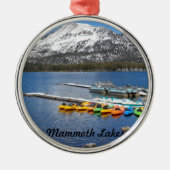 See-Mary-Mammut, CA Silbernes Ornament (Vorne)