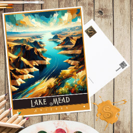See Mead, Alaska | Vintage Malerei Postkarte