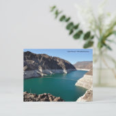 See Mead nähe Hoover Dam Postkarte (Stehend Vorderseite)