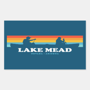 See Mead Nevada Arizona Kanufahrt Rechteckiger Aufkleber