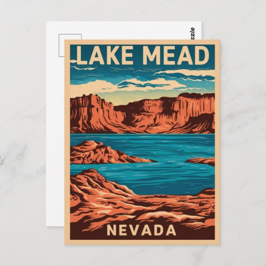 See Mead Nevada, Postkarte (Vorne/Hinten)