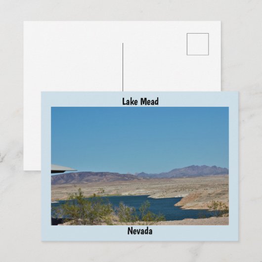 See Mead Nevada Postkarte (Vorne/Hinten)