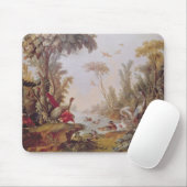 See mit Gänsen, Störchen, Papageien und Reihern Mousepad (Mit Mouse)