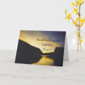 See mit Schrift Karte (Gelbe Blume)