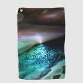 See mit Wüsten in der Nacht, digital Golfhandtuch (Vorderseite)