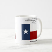 See-Nebenfluss-Regelung - Montgomery, Texas Kaffeetasse (VorderseiteRechts)