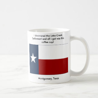 See-Nebenfluss-Regelung - Montgomery, Texas Kaffeetasse