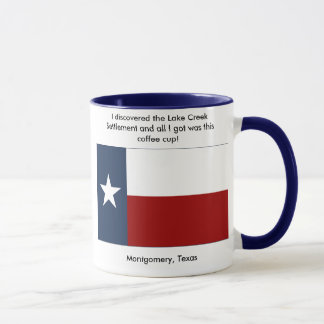 See-Nebenfluss-Regelung - Montgomery, Texas Tasse