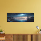 See Night Starry Sky Landschaft Leinwanddruck (Insitu (Wohnzimmer))