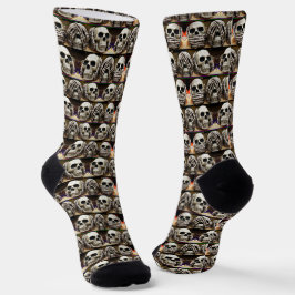 See No Evil Skulls Socken