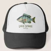 See Oconee Georgia Seefisch Truckerkappe (Vorderseite)