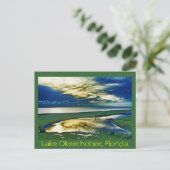 See Okeechobee, Florida, USA Postkarte (Stehend Vorderseite)