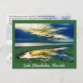 See Okeechobee, Florida, USA Postkarte (Vorne/Hinten)