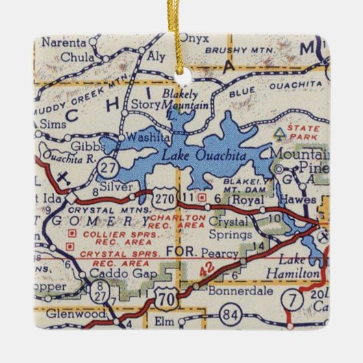 See Ouachita Keramikornament (Vorderseite)