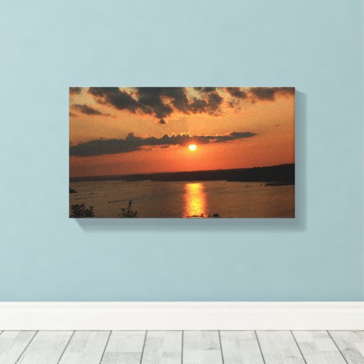 SEE OZARK SUNSET LEINWAND (Insitu (Holzboden))