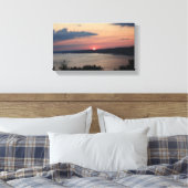 SEE OZARK SUNSET LEINWAND (Insitu (Schlafzimmer))