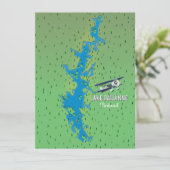 See Päijänne Finnland schöne Karte (Stehend Vorderseite)