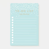 See | Personalisierte Confetti-Punkte Post-it Klebezettel (Vorderseite)