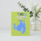 See Pichola, Indien Reiseplakatkarte. (Stehend Vorderseite)