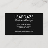 SEE PLACID moon hexa Visitenkarte (Rückseite)