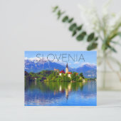 See Postkarte von Bled, Slowenien (Stehend Vorderseite)