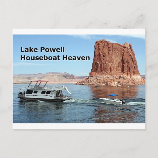 See-Powell-Hausboot-Himmel, Arizona, USA Postkarte (Vorderseite)