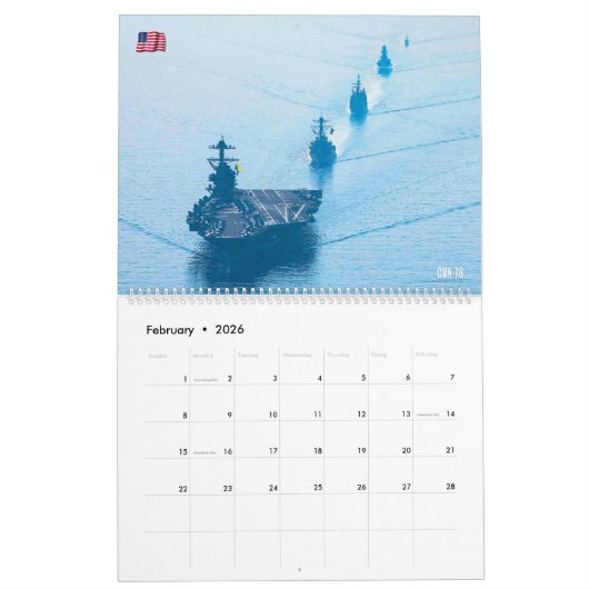 SEE-POWER - US-Marineschiffe Kalender (Feb 2026)