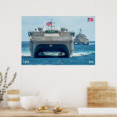 SEE-POWER - US-Marineschiffe Poster (Küche)