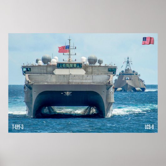 SEE-POWER - US-Marineschiffe Poster (Vorne)