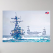 SEE-POWER - US-Marineschiffe Poster (Vorne)