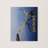 See-Randabstrakter Tranquility Puzzle (Vertikal)