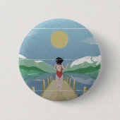 See Rotoiti Neuseeland Button (Vorderseite)