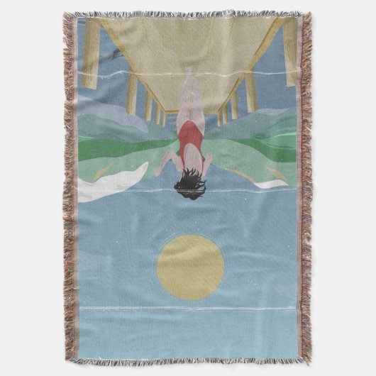 See Rotoiti Neuseeland Decke (Vorderseite Vertikal)