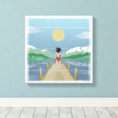 See Rotoiti Neuseeland Leinwanddruck (Insitu (Holzboden))